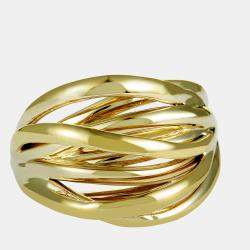 Calvin Klein - "Crisp" Yellow PVD Stainless Steel Ring KJ1RJR1001-06