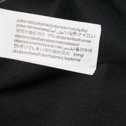 Pre Owned Calvin Klein Silver Lamé Swimsuit XXL