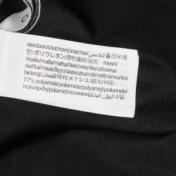 Pre Owned Calvin Klein Silver Lamé Swimsuit XXL