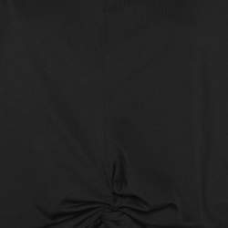 Pre Owned Calvin Klein Black Jersey Crop Top S