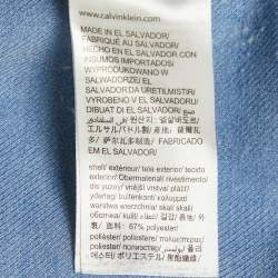 Pre Owned بنطال كالفن كلاين أزرق كريب رسمي مقاس صغير