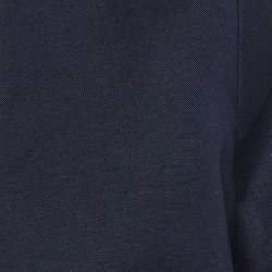 Pre Owned Calvin Klein Navy Blue Linen Blend Open-Front Blazer M