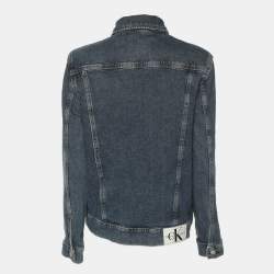 Pre Owned Calvin Klein Blue Denim Jacket M