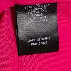 Camila Coelho Pink Knit Cutout Detail Strappy Hayley Maxi Dress S