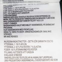 Pre Owned Canada Goose Black Nylon Hooded Zip-Up Puffer Down Jacket L