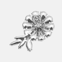 مملوكة مسبقًا أقراط كارولينا هيريرا كريستال فضي اللون