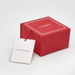 مملوكة مسبقًا أقراط كارولينا هيريرا كريستال فضي اللون