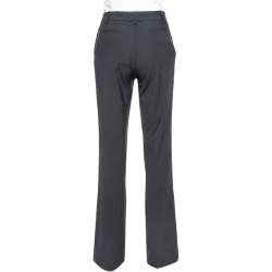 مملوكة مسبقًا بنطلون سي أتش كارولينا هيريرا أرجل مستقيمة صوف أسود مقاس صغير (سمول)