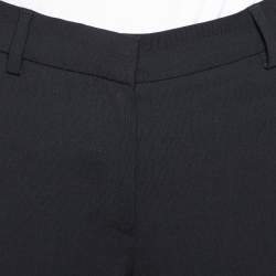 مملوكة مسبقًا بنطلون سي أتش كارولينا هيريرا أرجل مستقيمة صوف أسود مقاس صغير (سمول)