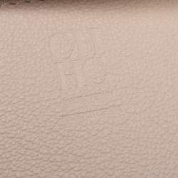 Pre Owned حقيبة يد كارولينا هيريرا "فيندوم" مزينة مموجه جلد بيج و أخضر