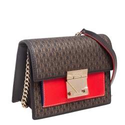 Pre Owned Carolina Herrera Multicolor Signature Coated Canvas Small Carry On Bandoulière Bag