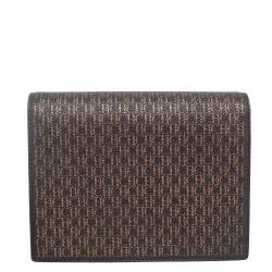 Pre Owned Carolina Herrera Multicolor Signature Coated Canvas Small Carry On Bandoulière Bag