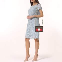 Pre Owned Carolina Herrera Multicolor Signature Coated Canvas Small Carry On Bandoulière Bag