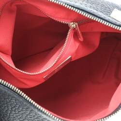 Pre Owned Carolina Herrera Black Leather Chain Tassel Shoulder Bag