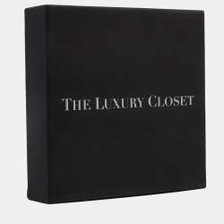 Pre Owned Carolina Herrera CH Crystals Gold Tone Bracelet