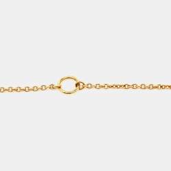 Carolina Herrera Faux Pearl Gold Tone Pendant Necklace