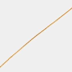 Carolina Herrera Faux Pearl Gold Tone Pendant Necklace