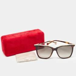 Carolina Herrera Brown SHE826 Gradient Sunglasses