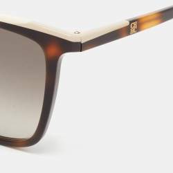 Carolina Herrera Brown SHE826 Gradient Sunglasses