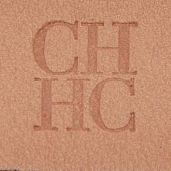 Carolina Herrera Black Leather CHHC Logo Waist Belt 85CM
