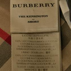 Pre Owned Burberry Beige Cotton Kensington Trench Coat XS