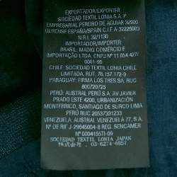 Pre Owned Carolina Herrera Navy Blue Mesh Lace Paneled Zip-Up Jacket XS