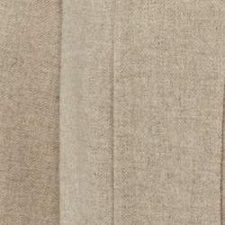 Pre Owned Carolina Herrera Beige Wool Fur Detail Open Front Jacket M