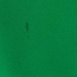 Pre Owned Carolina Herrera Green Crepe Top & Pants Set L/M