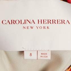 مملوكة مسبقًا Carolina Herrera Multicolor Floral Print Silk Long Dress M