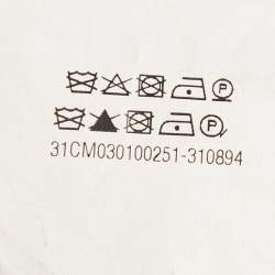 Pre Owned معطف كارولينا هيريرا بياج تويد مفتوح من الأمام مقاس كبير (لارج)