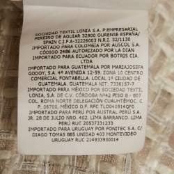 Pre Owned معطف كارولينا هيريرا بياج تويد مفتوح من الأمام مقاس كبير (لارج)