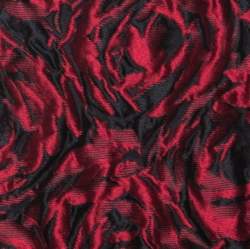 Pre Owned فستان كارولينا هيريرا بلا أكمام جاكار نمط مورد أحمر L