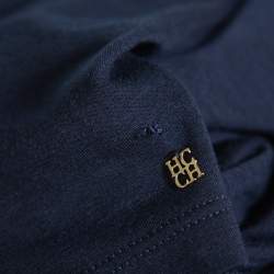 CH Carolina Herrera Navy Blue Wool & Silk Top XS
