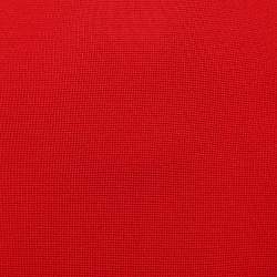 Pre Owned CH Carolina Herrera Red Wool Knit Bow Detail Dress XS