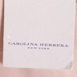 Carolina Herrera Pink Crepe Embellished Open-Back Crop Top M