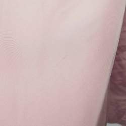 Carolina Herrera Pink Silk Draped Back Mermaid Gown L