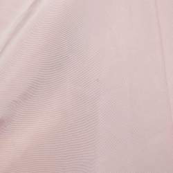 Carolina Herrera Pink Silk Draped Back Mermaid Gown L
