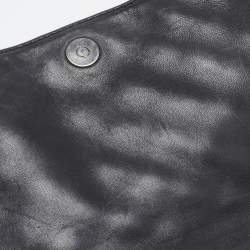 Carolina Herrera Black Quilted Leather Flap Chain Shoulder Bag