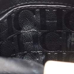 Carolina Herrera Black Leather Small Minuetto Top Handle Bag