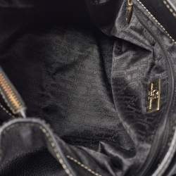 Carolina Herrera Black Leather Matteo Tote