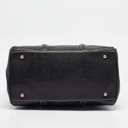 Carolina Herrera Black Leather Matteo Tote
