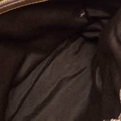 Carolina Herrera Gold Quilted Embossed Leather Chain Tote