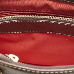 Carolina Herrera Brown Leather Matteo Tote
