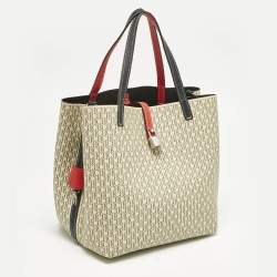 Carolina Herrera Beige/Brown Monogram Coated Canvas and Leather Matryoshka Padlock Bag