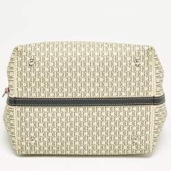 Carolina Herrera Beige/Brown Monogram Coated Canvas and Leather Matryoshka Padlock Bag