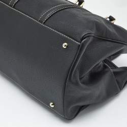 Pre Owned حقيبة يد كارولينا هيريرا كبيرة جلد أرجواني