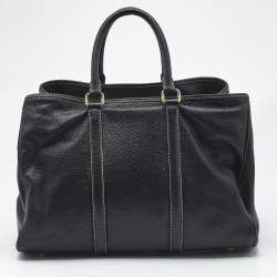 Pre Owned حقيبة يد كارولينا هيريرا كبيرة جلد أرجواني