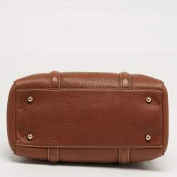 مملوكة مسبقًا Carolina Herrera Matteo Brown Leather Tote