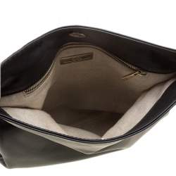 Pre Owned Carolina Herrera Black Leather Chain Shoulder Bag