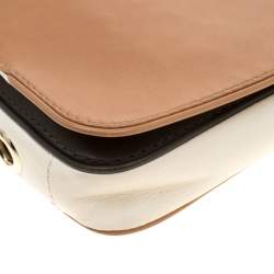 Pre Owned Carolina Herrera Multicolor Leather New Baltazar Flap Shoulder Bag